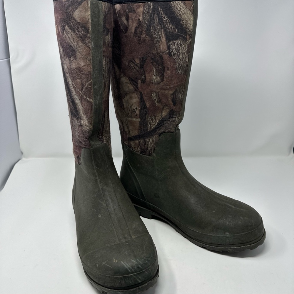RED HEAD Boots Men’s Size 11 Steel Shank Real Tree Hardwood Camo